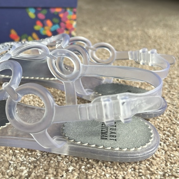 BRAND NEW Stuart Weitzman Rhinestone Jellies, Size 7 - Picture 5 of 6